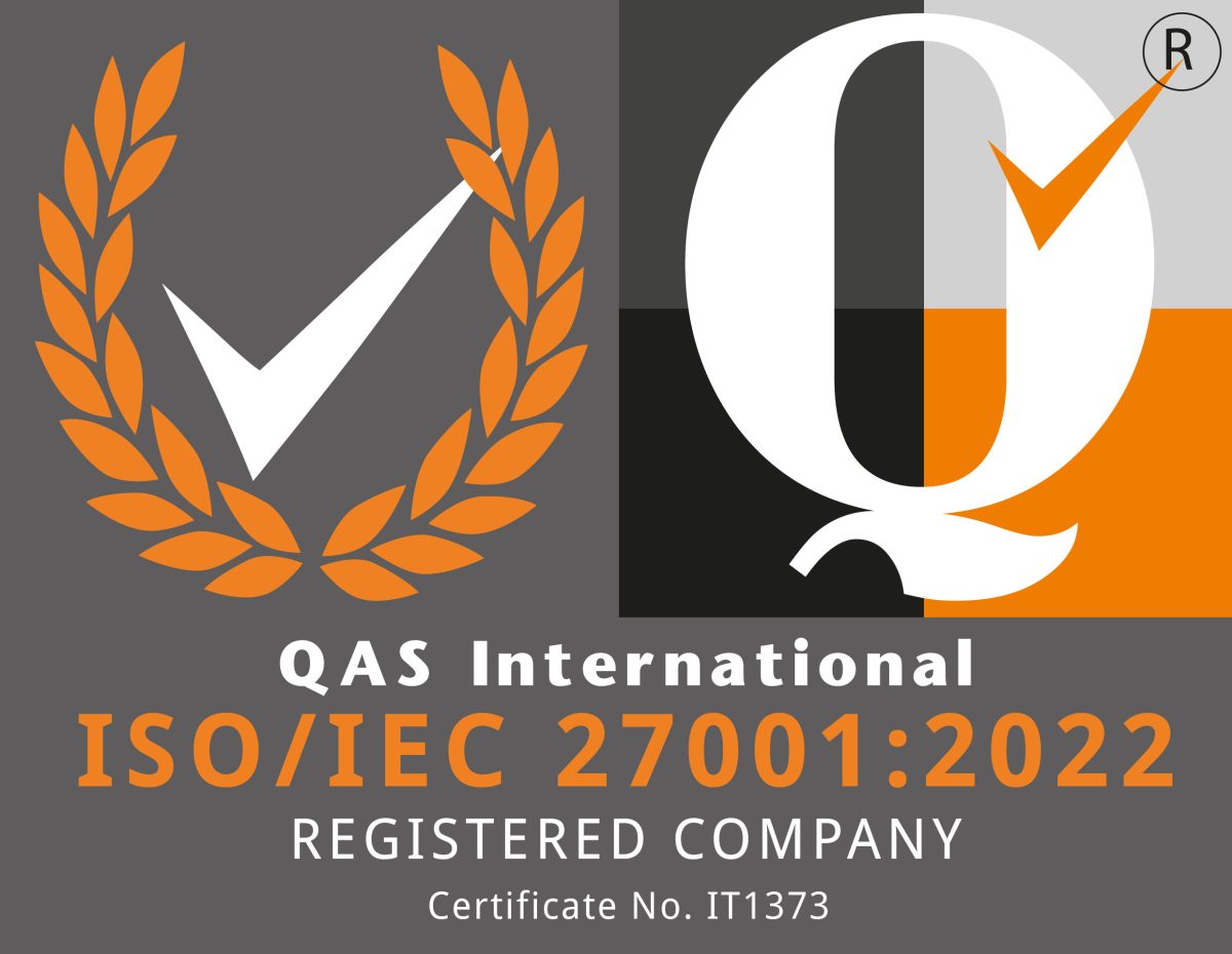 Certificate of ISO 27001