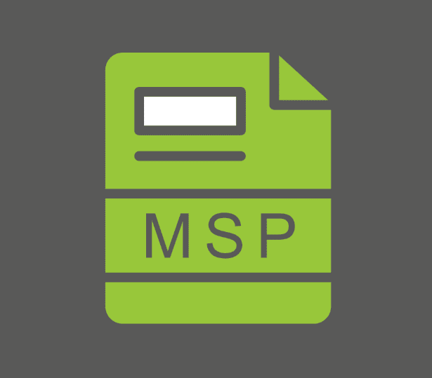 A document with the words MSP